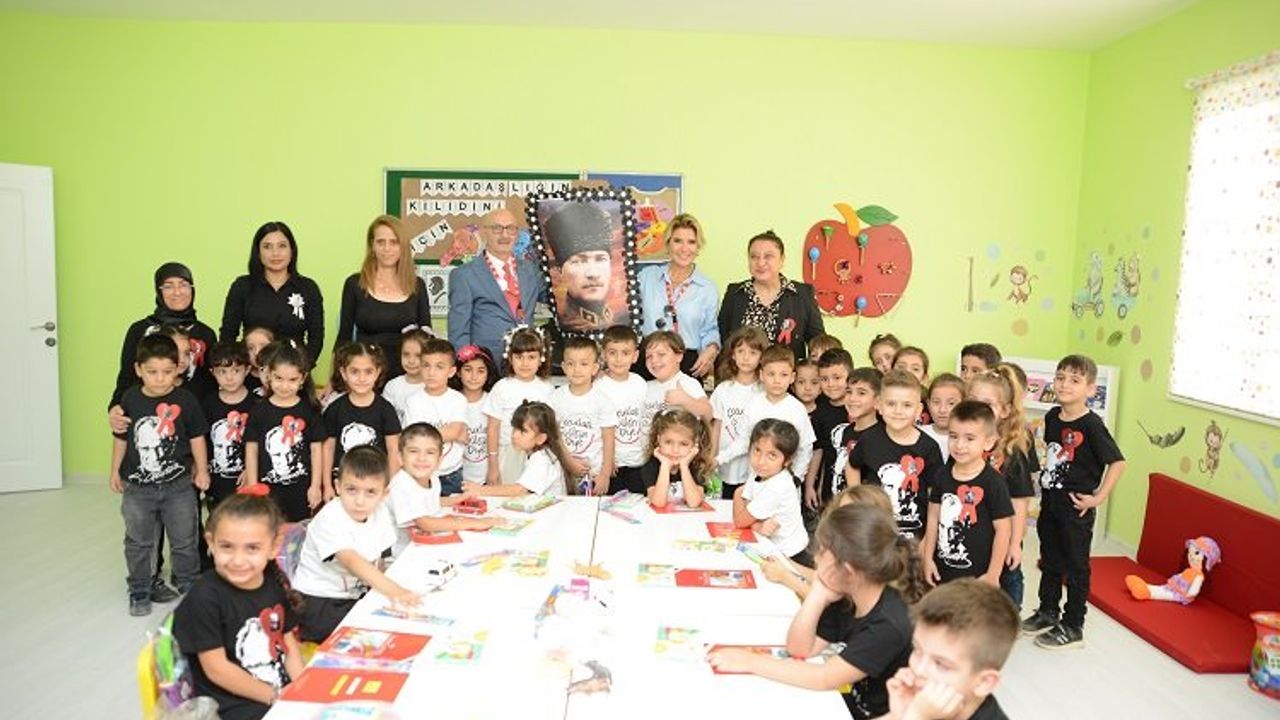 Çocuklar Gülsün Diye Derneği, Cumhuriyetin 100'üncü yılda 50'nci anaokulunu İskenderun'da açtı.