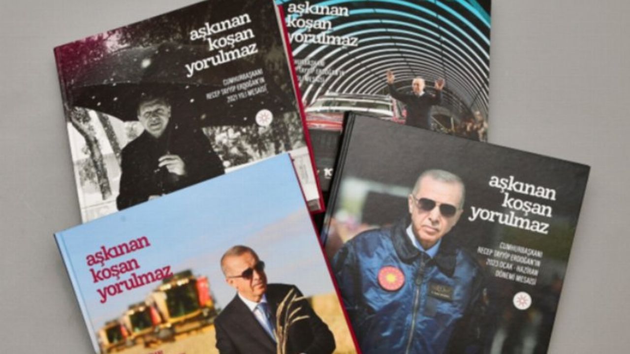 Cumhurbaşkanı Erdoğan’ın 4 yıllık tüm çalışmaları “Aşkınan Koşan Yorulmaz” ismiyle kitaplaştırıldı
