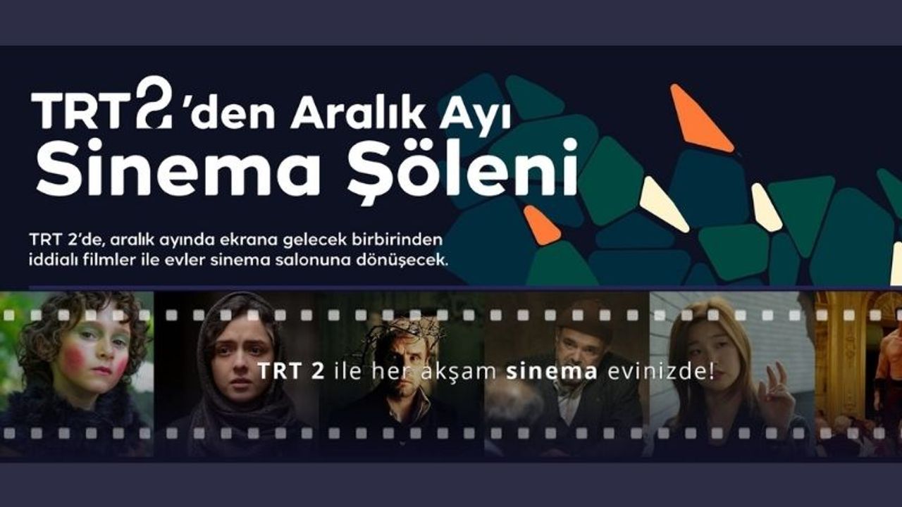 TRT 2, Aralık ayında da ödüllü ve prestijli 31 filmi ekranlara getirecek.