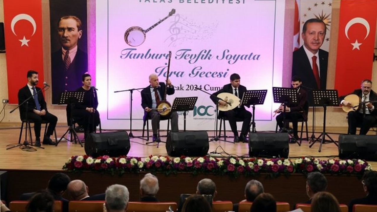 Tanburi Tevfik Soyata’nın kurduğu Musiki Cemiyeti Talas'ta fasıl icra etti..