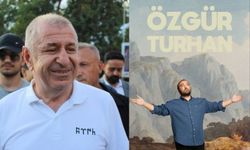 Komedyen Özgür Turhan'ın 'Zafer Partisi sloganı'na Ümit Özdağ kahkaha attı.