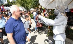 Kavacık Üzüm Festivali'ne İzmirlilerden 'pazar' akını