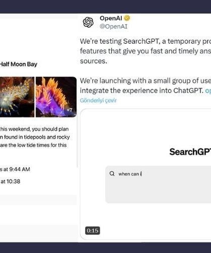 OpenAI, Google ve Bing’e rakip olacak yeni arama motoru SearchGPT'yi tanıttı.