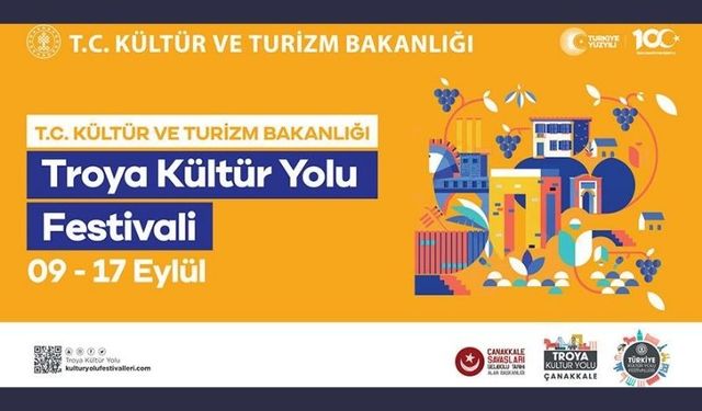 Troya Kültür Yolu Festivali 9 Eylül’de 40 farklı mekanda 500’den fazla etkinlikle başlıyor.