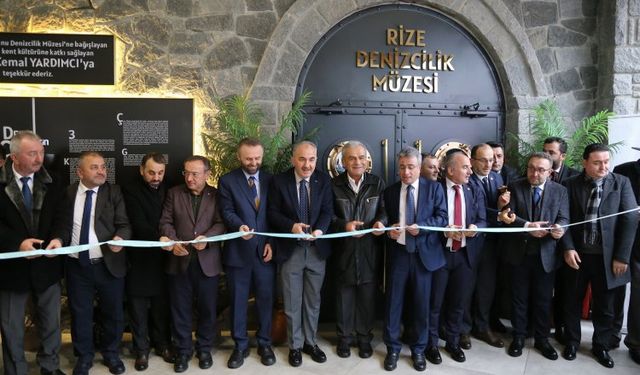 Denizcilik Müzesi Rize'de açıldı.