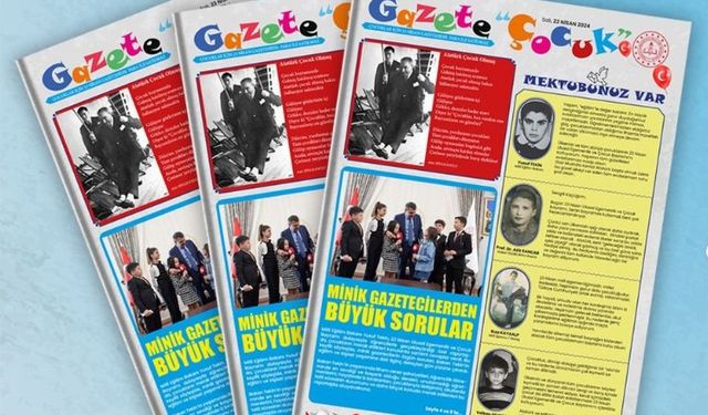 Milli Eğitim'den 23 Nisan'a özel gazete