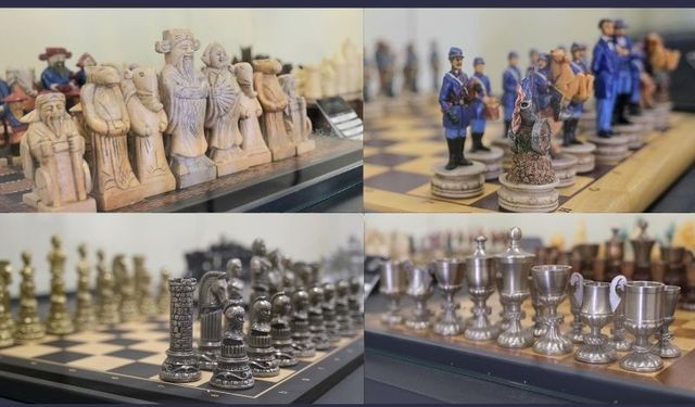 Dünyanın en büyük satranç koleksiyonu İstanbul'da