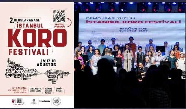 15 koro ve 302 korist İstanbul Koro Festivali’nde buluşuyor.