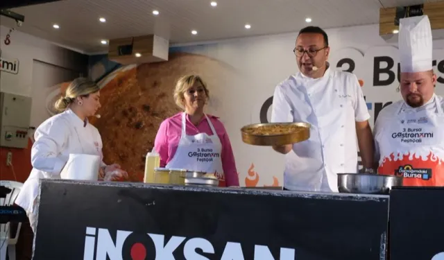 Mişoriz yemeği Bursa gastronomi tırında tanıtıldı