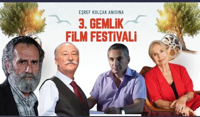 Gemlik Film Festivali'nde onur ve emek ödülleri belli oldu