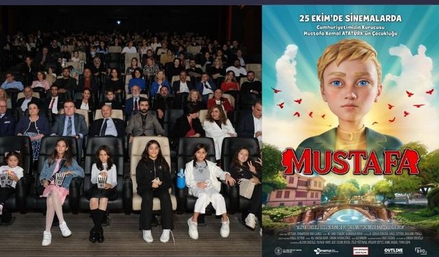 Atatürk'ün çocukluğunu anlatan "Mustafa" filmi, İstanbul'daki galasında ilgi gördü.