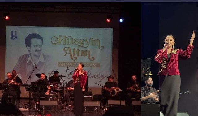 Hilal Altın, babası Hüseyin Altın'ı Erzurum'da andı