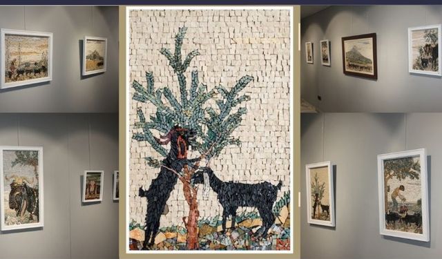 Mehmet Kına'nın "Keçileri Kaçırmadan Keçiler" sergisi Evrim Sanat Galerisi’nde