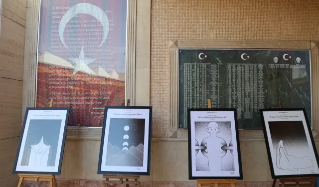 Hasan Aycan’ın çizgileri ile “41 Mısra 41 Çizgi” sergisi Konya'da