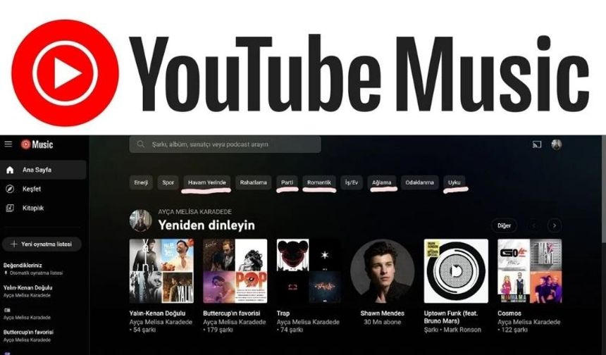YouTube Music, ağlama dahil 5 yeni ruh hali önerisini kullanıma sundu