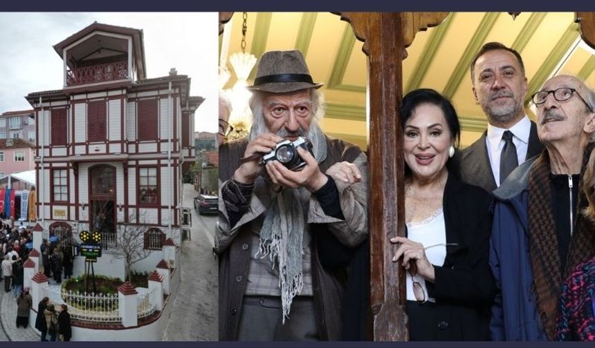 Türkan Şoray ve Yeşilçam’ın efsane isimleri Fotoğrafçılık ve Yeşilçam Sergi Evi’ni Silivri’de açtı.