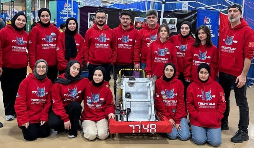 Türk robot takımı ABD'de "Impact Award" ödülünü kazandı