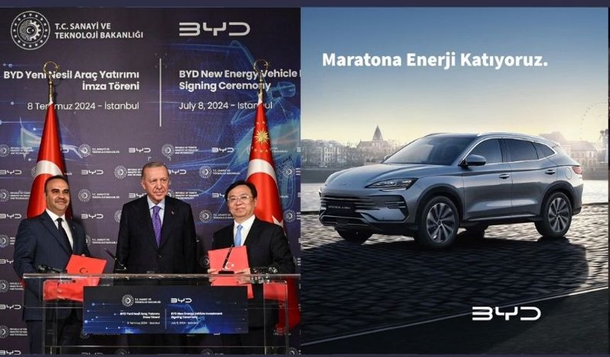 Dünyanın en büyük elektrikli araç üreticisi BYD, Türkiye’de