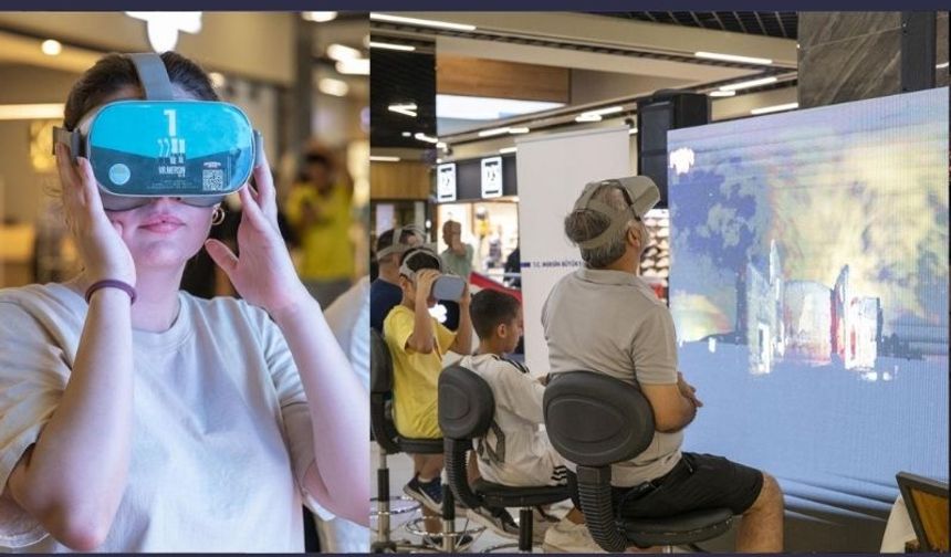 Mersin’in tarihi ve turistik güzellikleri VR gözlükle daha yakın