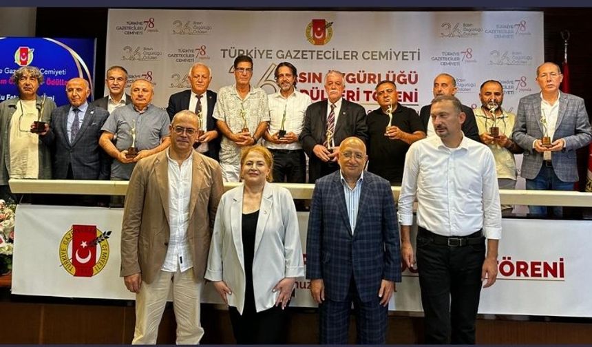 Türkiye Gazeteciler Cemiyeti’nin “Basın Özgürlüğü Ödülleri” sahiplerini buldu.