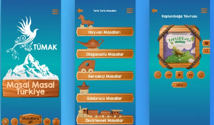 “Masal Masal Türkiye” mobil uygulama yayında