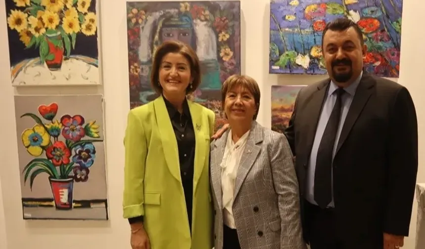 Aliye Öz'ün resim sergisi Cemal Nadir Güler Sanat Galerisi'nde