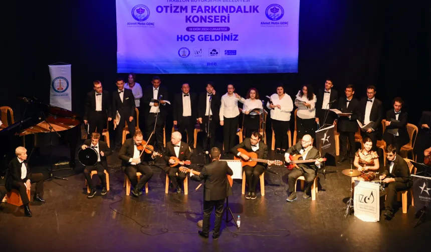 Otizmli bireylerden Trabzon'da unutulmaz konser