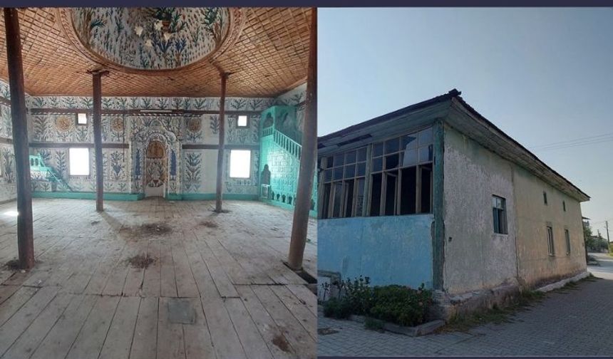 Tarihi Akköy Yukarı Camii'nin restorasyonu başlıyor