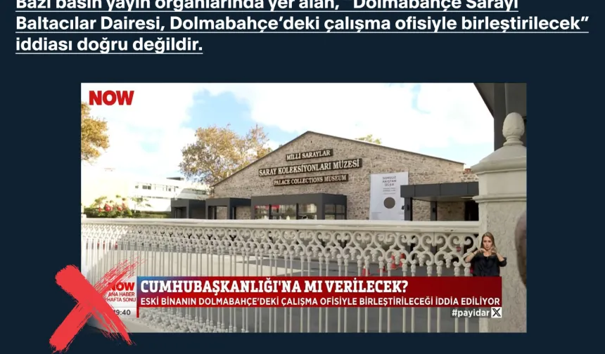 Dolmabahçe Baltacılar Dairesi ihtisas kütüphanesi olacak.