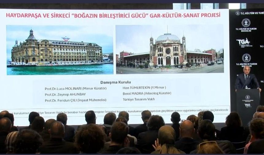 Haydarpaşa ve Sirkeci kültür vadileri 2026 Ekim'de tamamlanacak.